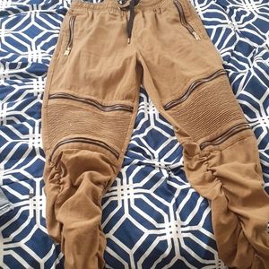 Beige Khaki Joggers